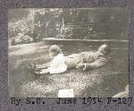 Charlotte with her father, FL Olmsted, Jr.