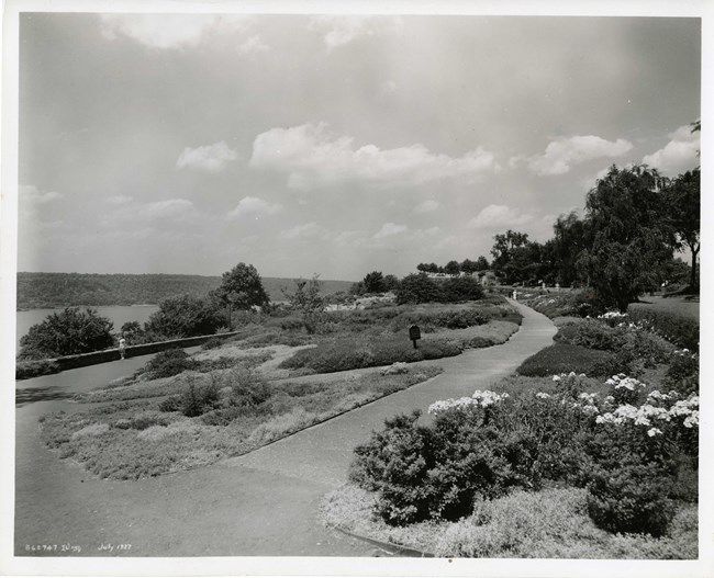 Fort Tryon Park after construction was completed.