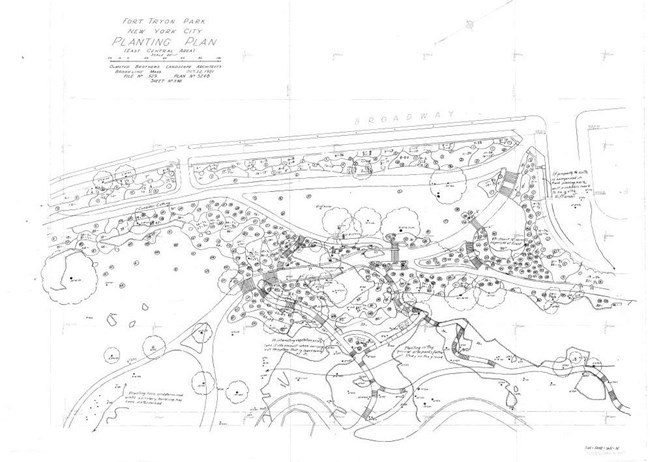 Planting Plan for Fort Tryon Park