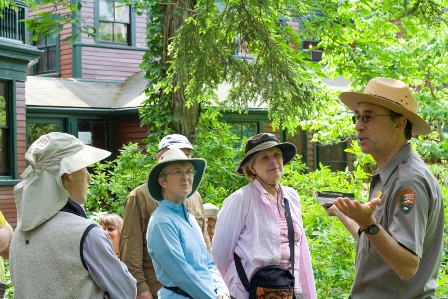 Ranger giving grounds tour