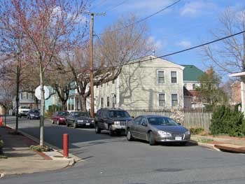 Site of street fighting in Fredericksburg