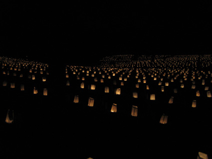 Fredericksburg National Cemetery Luminaria