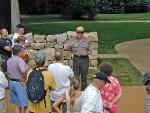 Walking tour at Fredericksburg