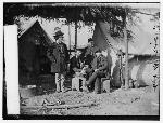 Union Staff Near Falmouth (Library of Congress)