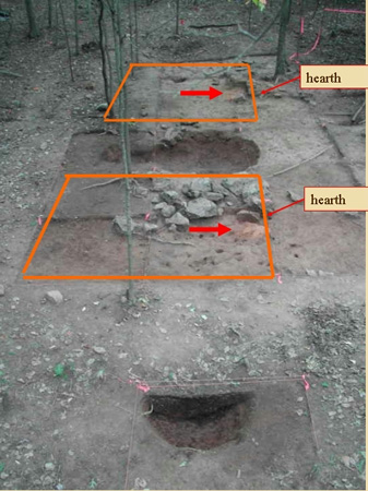 Hut sites of McGowan's camp