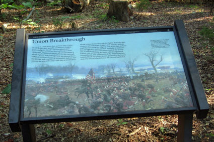 Interpretive Sign at Union Breakthrough