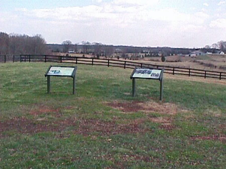 Interpretive sign at Jackson Flank Attack