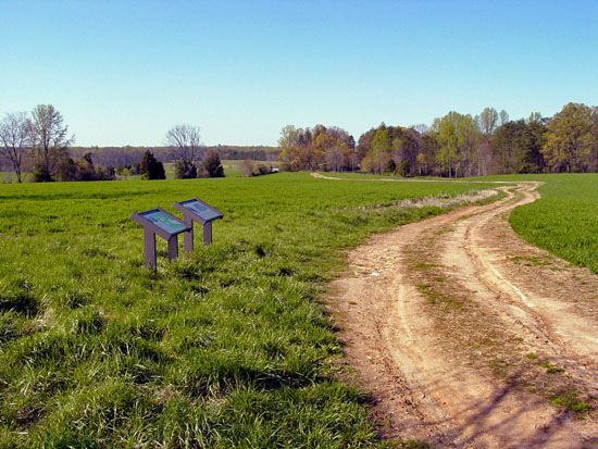 Parker Store Road through the Chewning Farm