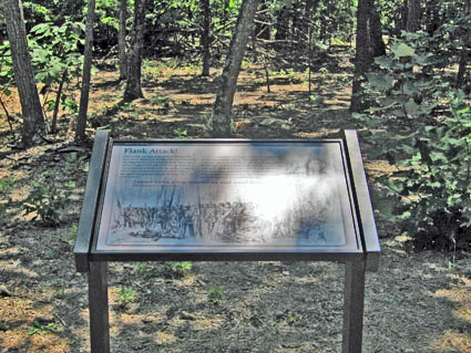 Exhibit along the Gordon Flank Attack Trail