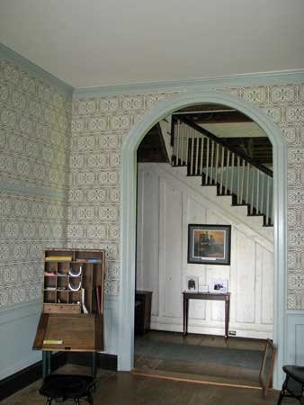 Ellwood entrance hallway after restoration
