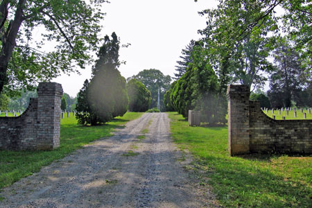Entrance to Spotsylvania Confederate Cemetery