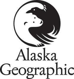 Alaska Geographic raven and polar bear logo