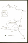A line map that shows the park location in Alaska and on the Dalton Highway.