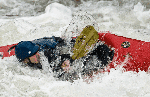 Gauley kayaker coming up for air. 