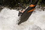 Catching air on the Gauley.