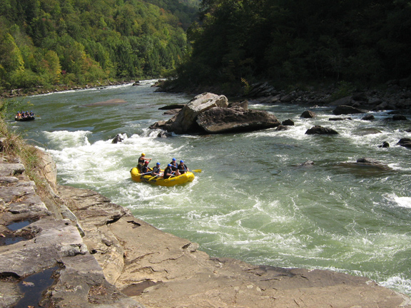 Rafters Approaching Sweets Falls