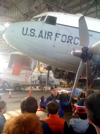 HARP Volunteers repair and interpret historic aircraft at Floyd Bennett Field's Hangar B.