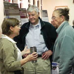 Superintendent Linda Canzanelli discusses ideas at a GMP meeting last fall with concerned citizens.