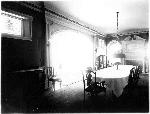 Dining room of Brick house