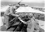 Machine gun nest, 1943.