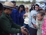 Students Discovering Horseshoe Crabs