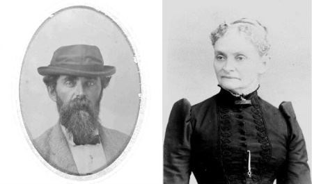 C.W. Patterson and Sarah Patterson Johnson, the brother-sister team that ran the Lighthouse. Sarah wrote to her father, "...I get homesick...  We can't hardly tell whether its spring or not... [because] the sand and cedars never change."
