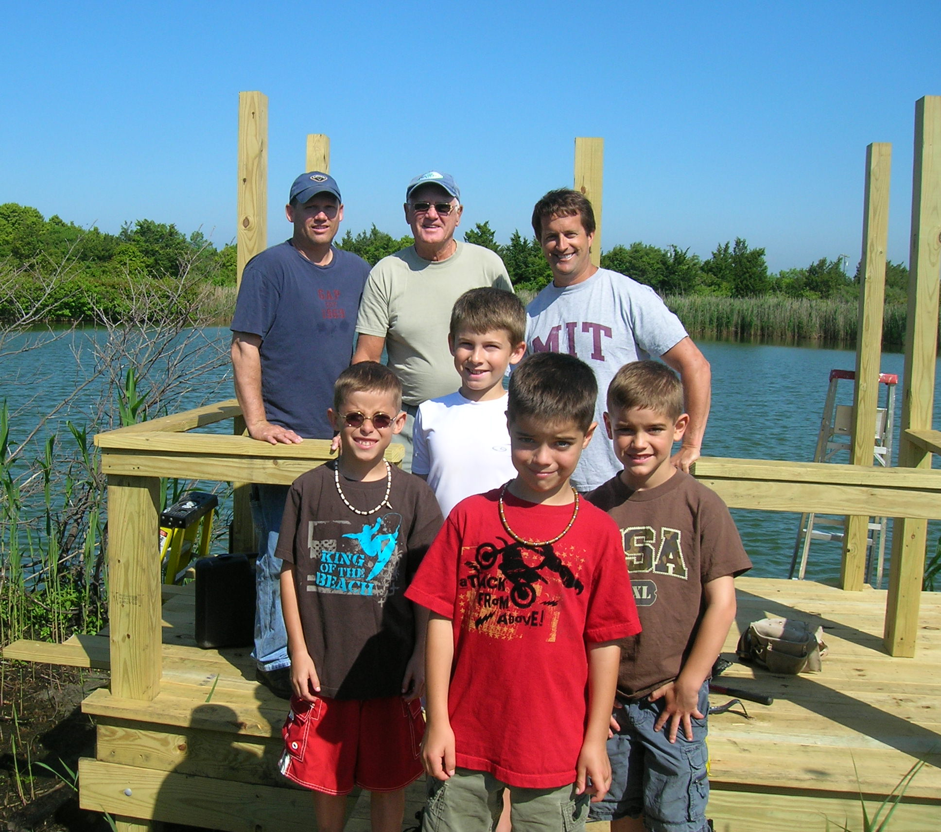 Part of the "can do" volunteer team that rebuild the wildlife viewing platform at the Sandy Hook Unit of Gateway National Recreation Area, NJ.