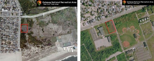 Aerial photos of West Beach and Hero Road show that these areas are natural areas.