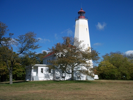 The Sandy Hook Lighthouse was first lighted on June 11, 1764.
