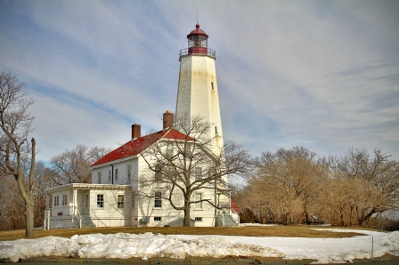 Sandy Hook's Visitor Center will move from the former Life Saving Service Station at Spermaceti Cove to the Lighthouse Quarters, shown here.