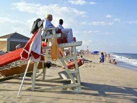 Sandy Hook Lifeguards and Beach