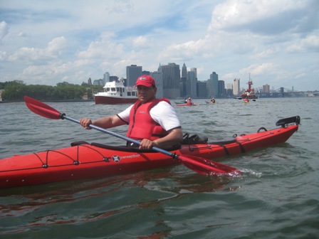 Kayaking is just one way to enjoy Gateway National Recreation Area while getting healthy exercise.