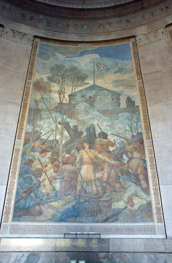 George Rogers Clark's army attacks Fort Sackville George Rogers Clark's army attacks Fort Sackville