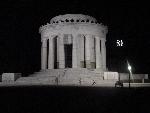Memorial under light