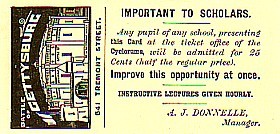 Cyclorama advertisement