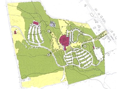 New Museum & Visitor Center site plan.