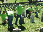 Volunteer Project in the Cemetery