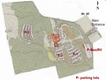 Gettysburg Museum and Visitor Center Parking Lots.