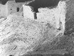 Historic black & white photograph of cave #4