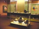 Pottery display in Gila Visitor Center museum