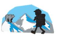 hiking sticker