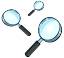 magnifying glasses