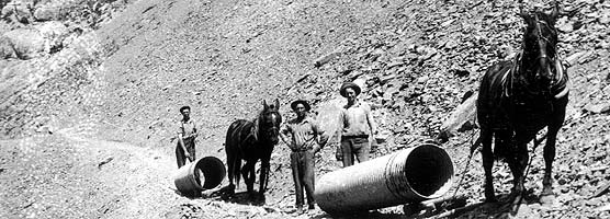 Construction on the Going-to-the-Sun Road