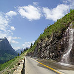 Going-to-the-Sun Road and the Weeping Wall