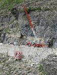 Repair work of retaining wall