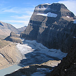 Grinnell Glacier below Mt Gould