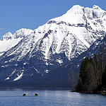 Picture of kayaks on Lake McDonald