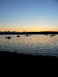 Fairweather sunset at Bartlett Cove