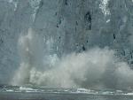 Glacier calving