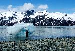 Enjoying an iceberg